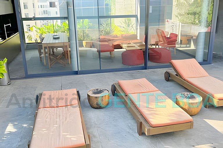 Copacabana Frontal mar! Novo! Lindo!