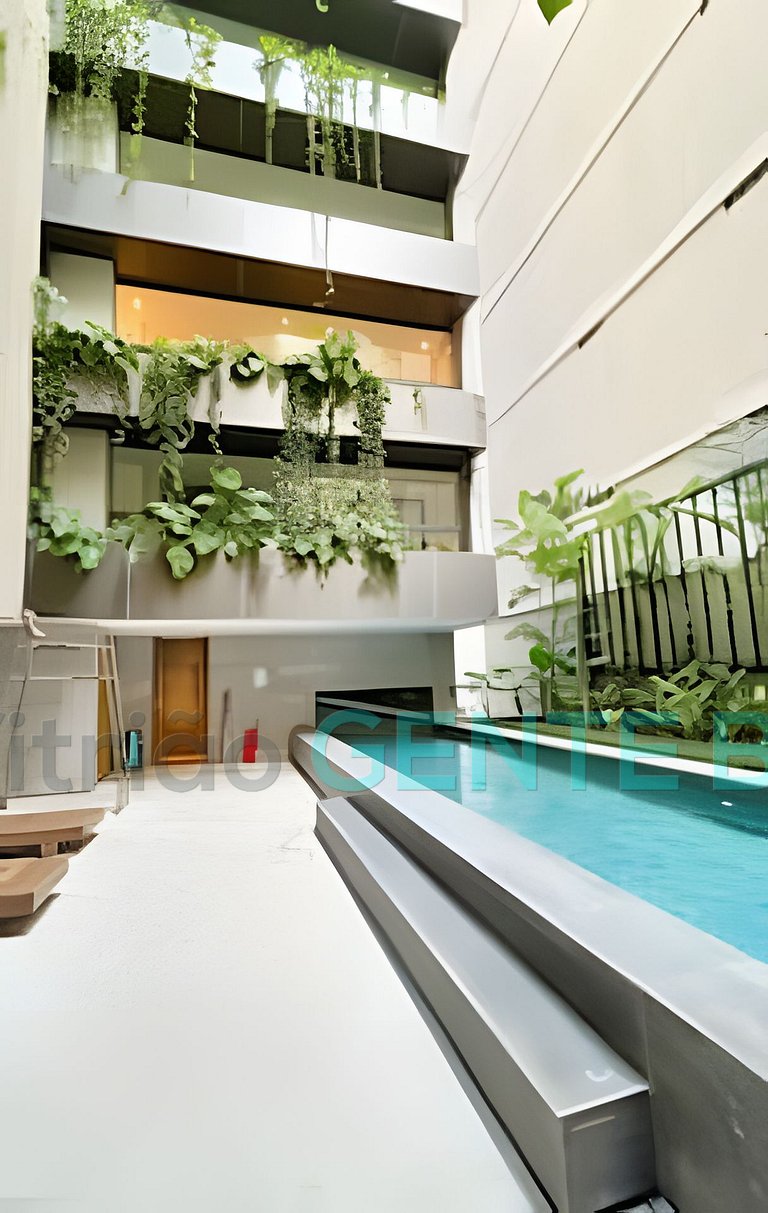 Copacabana Frontal mar! Novo! Lindo!