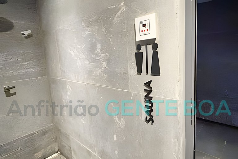 Copacabana Frontal mar! Novo! Lindo!