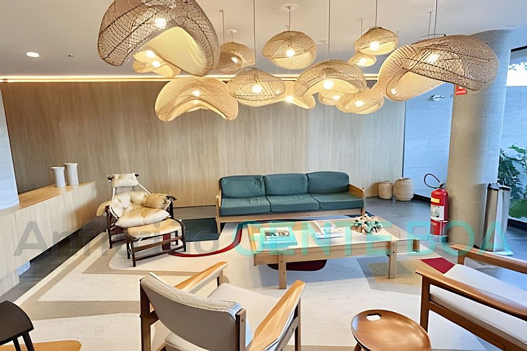 Copacabana Frontal mar! Novo! Lindo!