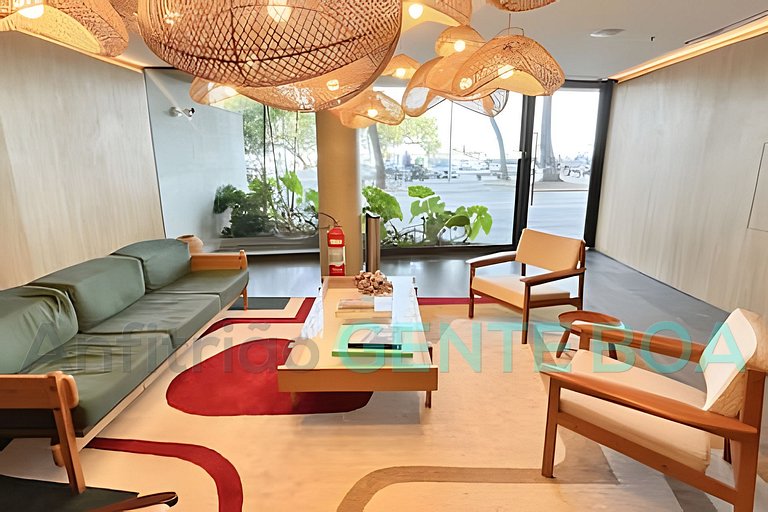 Copacabana Frontal mar! Novo! Lindo!