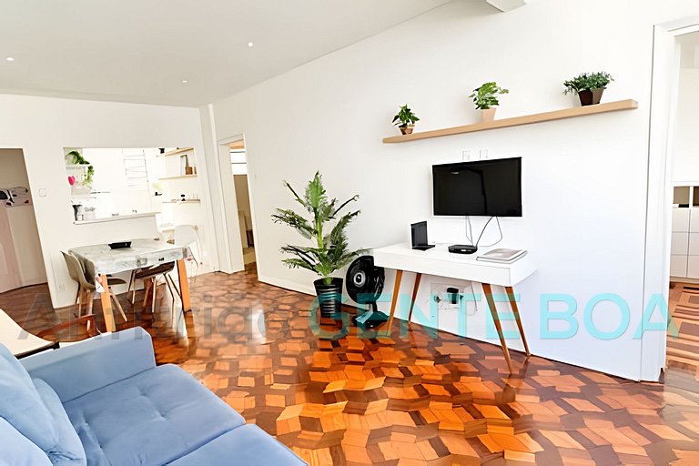 Copacabana 2qtos, 2quadras praia