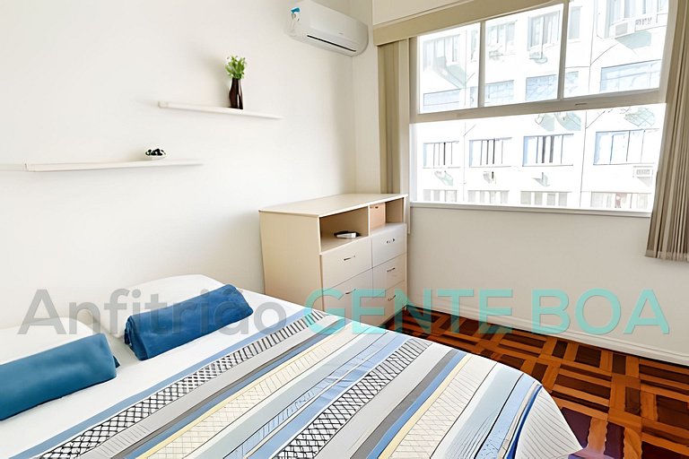 Copacabana 2qtos, 2quadras praia