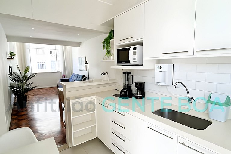 Copacabana 2qtos, 2quadras praia