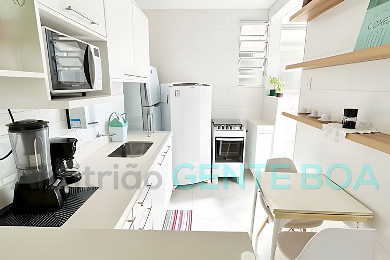 Copacabana 2qtos, 2quadras praia