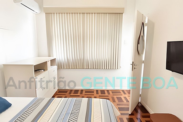 Copacabana 2qtos, 2quadras praia