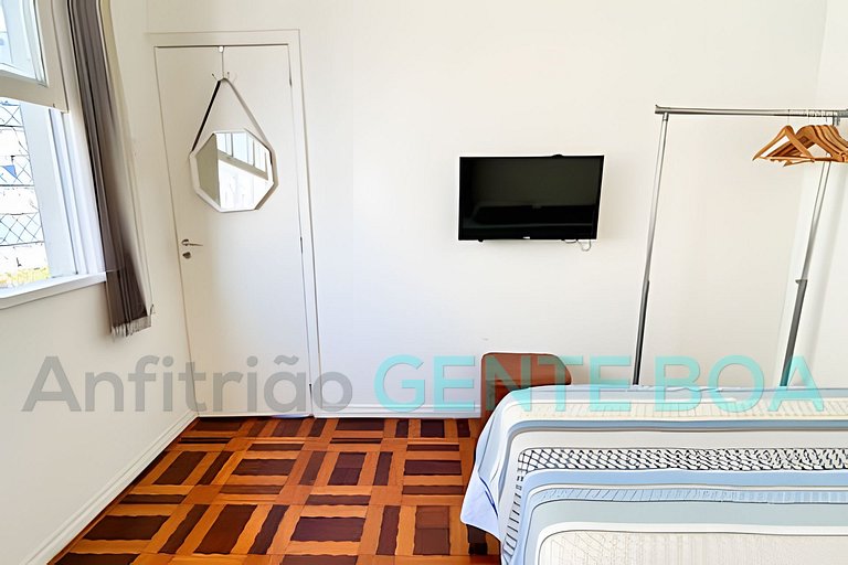 Copacabana 2qtos, 2quadras praia