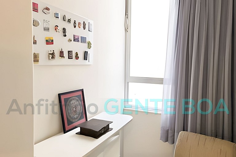 Copacabana 125m2 Posto 05 Vista Mar 3Quartos Suíte