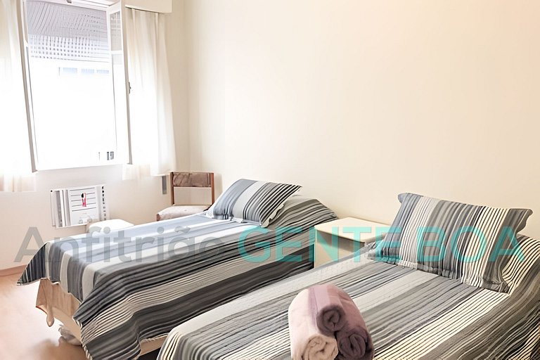 Copacabana 125m2 Posto 05 Vista Mar 3Quartos Suíte