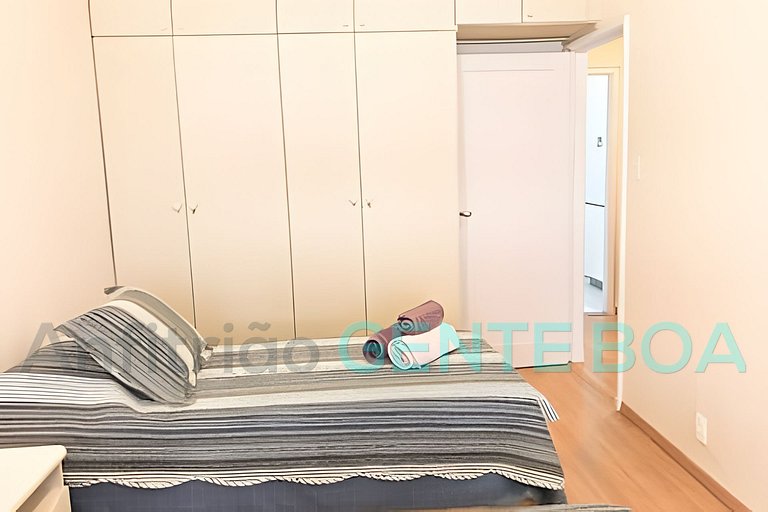 Copacabana 125m2 Posto 05 Vista Mar 3Quartos Suíte