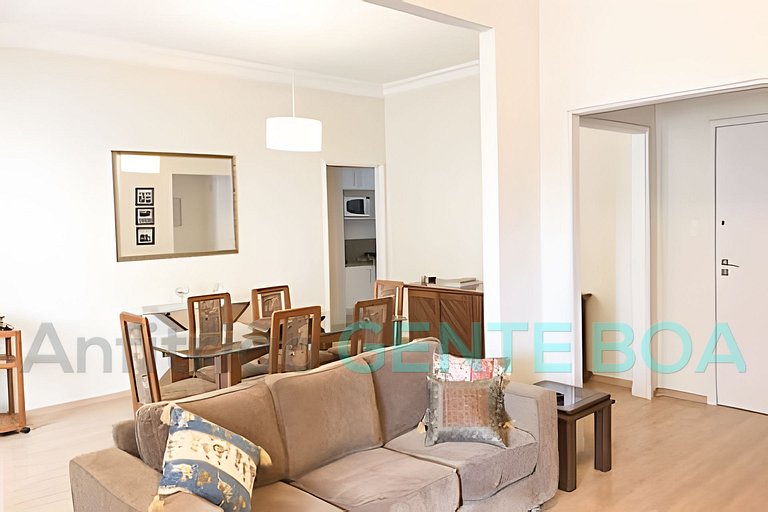 Copacabana 125m2 Posto 05 Vista Mar 3Quartos Suíte