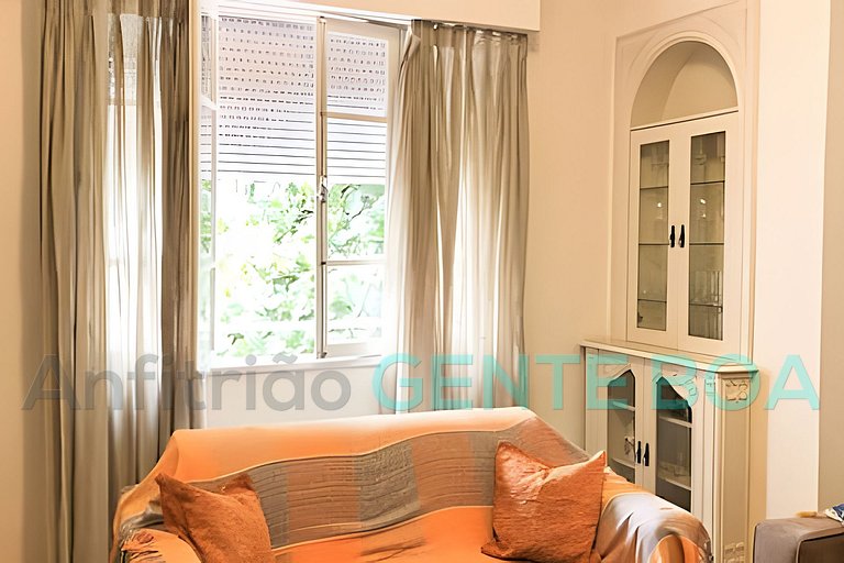 Copacabana 125m2 Posto 05 Vista Mar 3Quartos Suíte