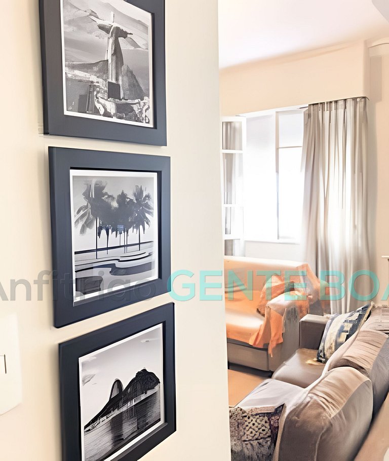 Copacabana 125m2 Posto 05 Vista Mar 3Quartos Suíte