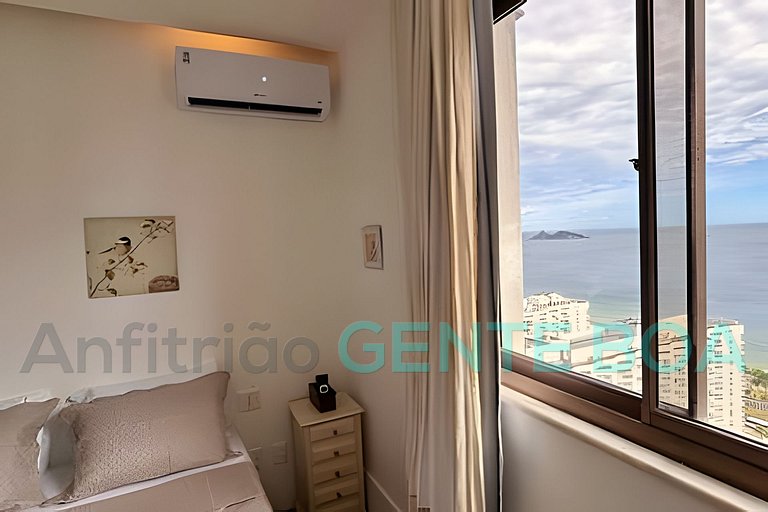 Barramares Bloco 04. 2 quartos com vista mar e 1vg