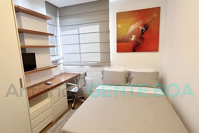 Barramares Bloco 04. 2 quartos com vista mar e 1vg