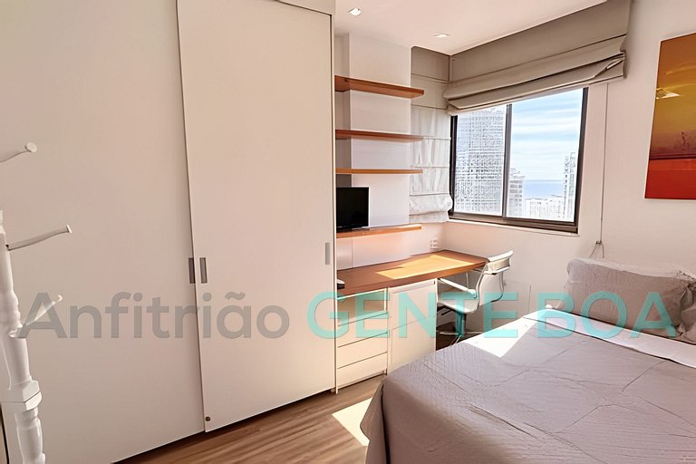 Barramares Bloco 04. 2 quartos com vista mar e 1vg