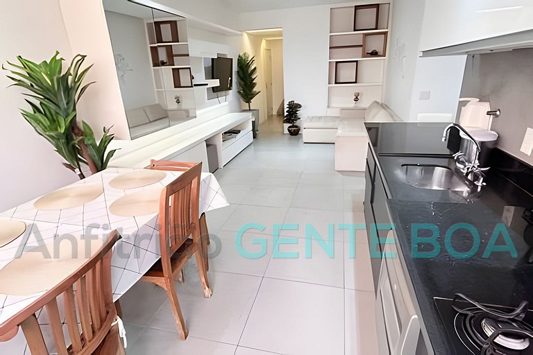 Barramares Bloco 04. 2 quartos com vista mar e 1vg