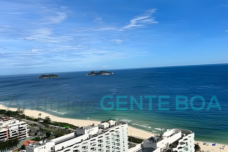 Barramares Bloco 04. 2 quartos com vista mar e 1vg