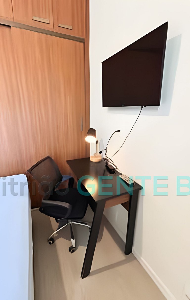 Leblon x Gávea. Ótimo quarto e sala. 1vaga garagem