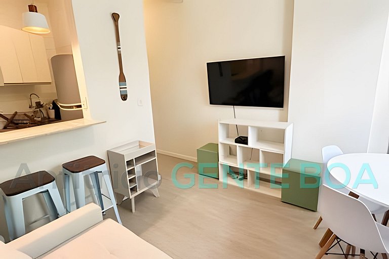 Leblon x Gávea. Ótimo quarto e sala. 1vaga garagem