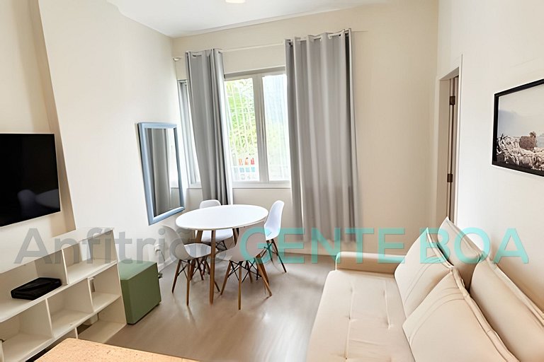 Leblon x Gávea. Ótimo quarto e sala. 1vaga garagem