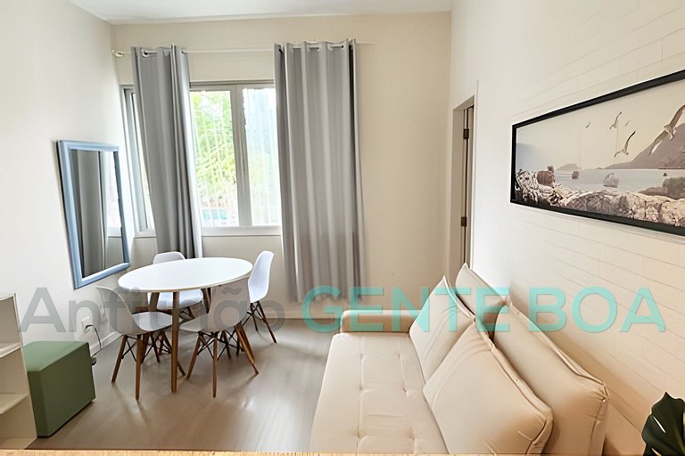 Leblon x Gávea. Ótimo quarto e sala. 1vaga garagem