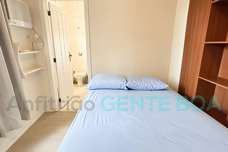 Leblon x Gávea. Ótimo quarto e sala. 1vaga garagem