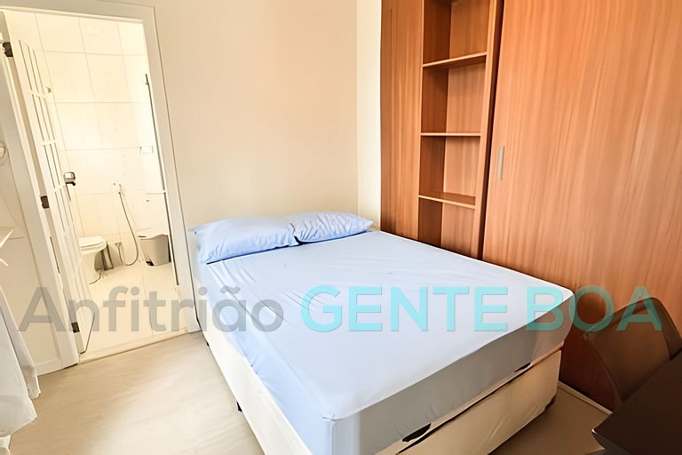 Leblon x Gávea. Ótimo quarto e sala. 1vaga garagem