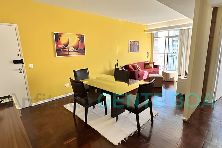 Alto Leblon! Vistão! Lindo 3 quartos com 2 vagas.