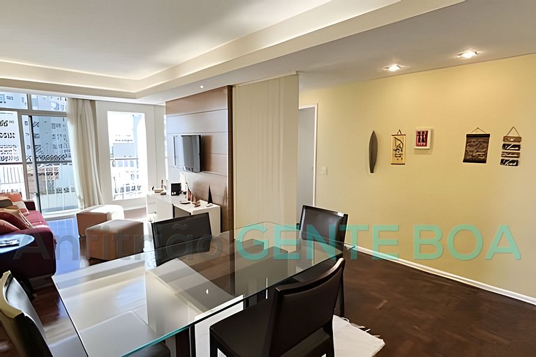 Alto Leblon! Vistão! Lindo 3 quartos com 2 vagas.