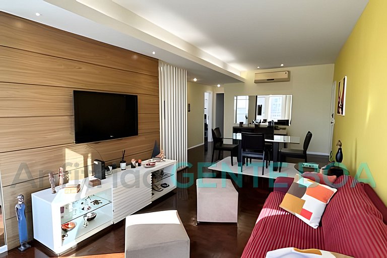 Alto Leblon! Vistão! Lindo 3 quartos com 2 vagas.