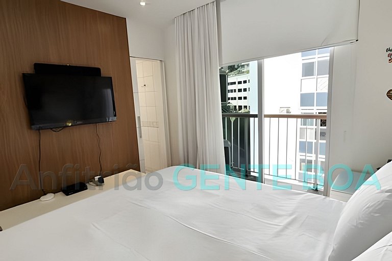 Alto Leblon! Vistão! Lindo 3 quartos com 2 vagas.