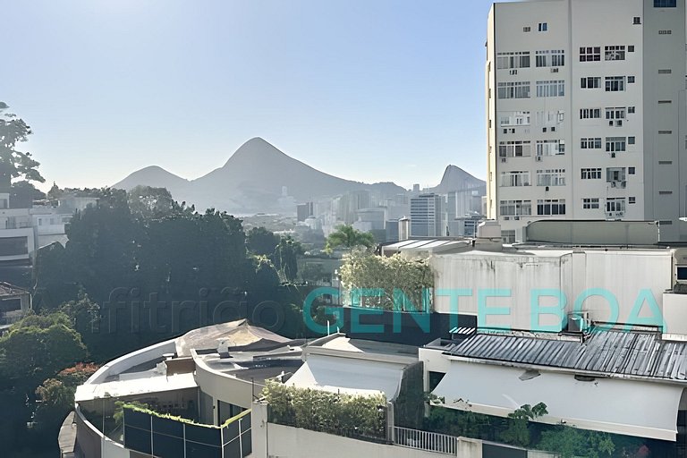 Alto Leblon! Vistão! Lindo 3 quartos com 2 vagas.