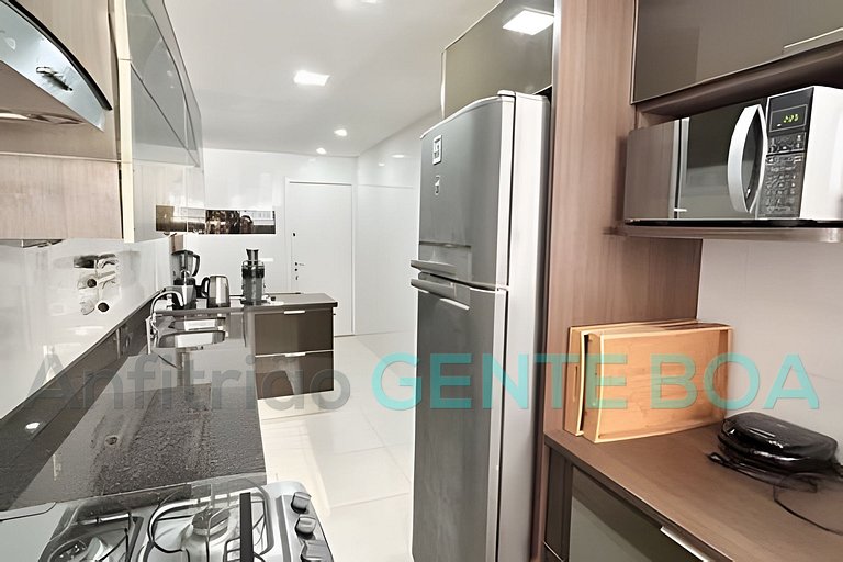 Alto Leblon! Vistão! Lindo 3 quartos com 2 vagas.