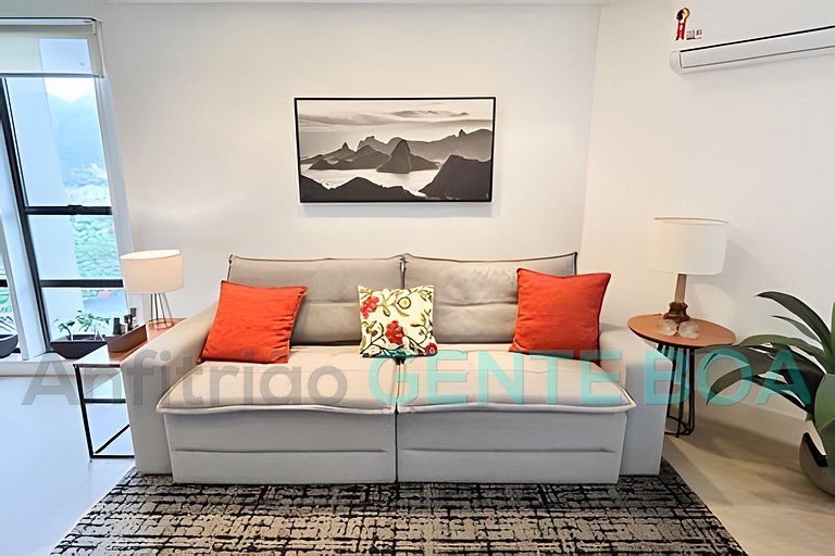 Leblon Excelente imóvel c/2 varandas, vista Cristo