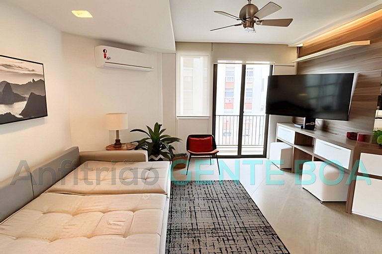 Leblon Excelente imóvel c/2 varandas, vista Cristo