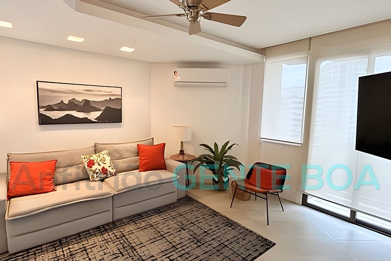 Leblon Excelente imóvel c/2 varandas, vista Cristo