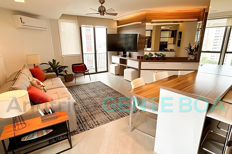 Leblon Excelente imóvel c/2 varandas, vista Cristo