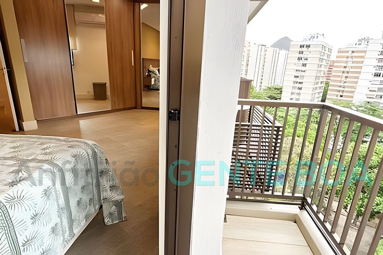 Leblon Excelente imóvel c/2 varandas, vista Cristo