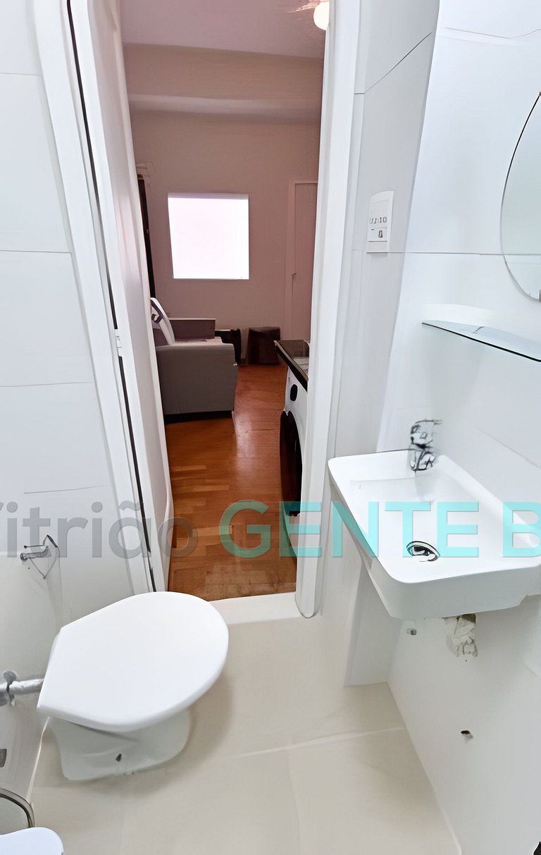 Copacabana Studio Novo! Aconchegante. 500m Praia.