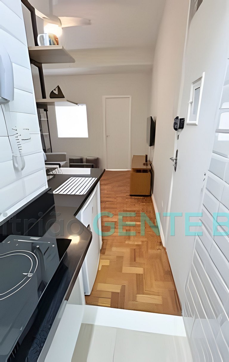 Copacabana Studio Novo! Aconchegante. 500m Praia.