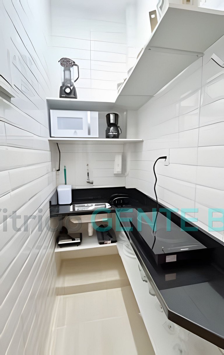 Copacabana Studio Novo! Aconchegante. 500m Praia.